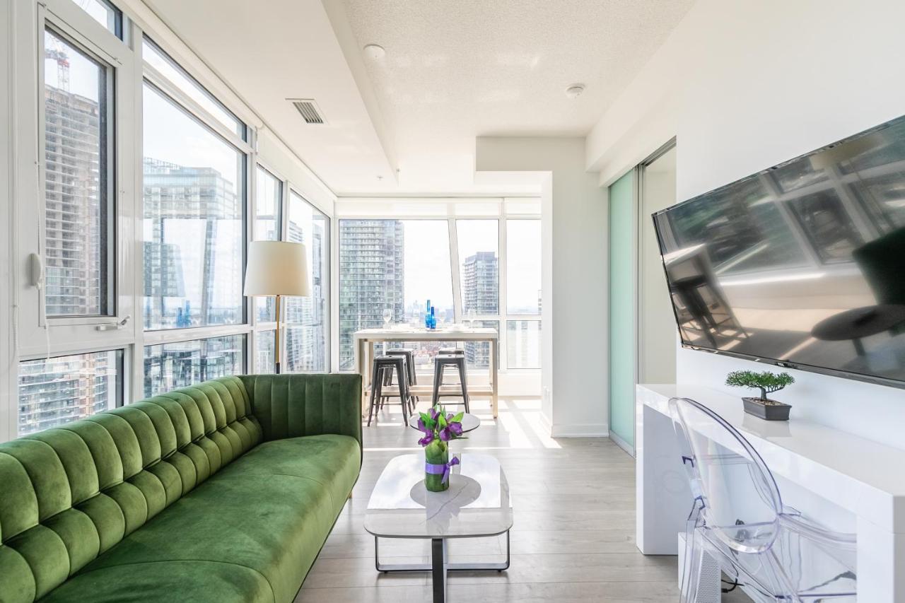 Luxury 2 Bedroom In The Heart Of Entertainment District W/ Cn Tower View Toronto Exteriér fotografie