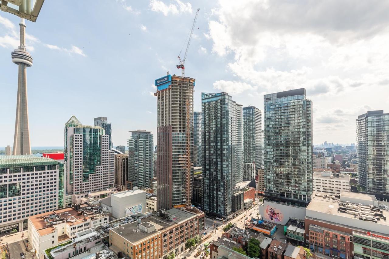 Luxury 2 Bedroom In The Heart Of Entertainment District W/ Cn Tower View Toronto Exteriér fotografie