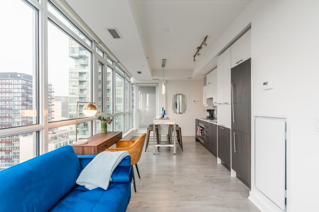 Luxury 2 Bedroom In The Heart Of Entertainment District W/ Cn Tower View Toronto Exteriér fotografie